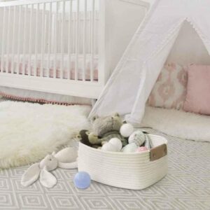 Cappucino Storage Basket – Ivory
