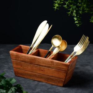 Juna Wooden Cutlery Holder