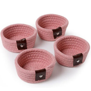 Kiaro Natural Fiber Multipurpose Organizer – Pink