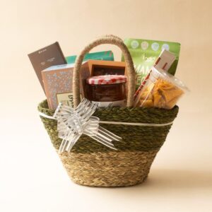 Welo Natural Fiber Basket – Green