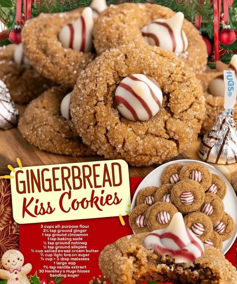 Gingerbread Kiss Cookies 577043980_122309070824024431_1243883801093742273_n