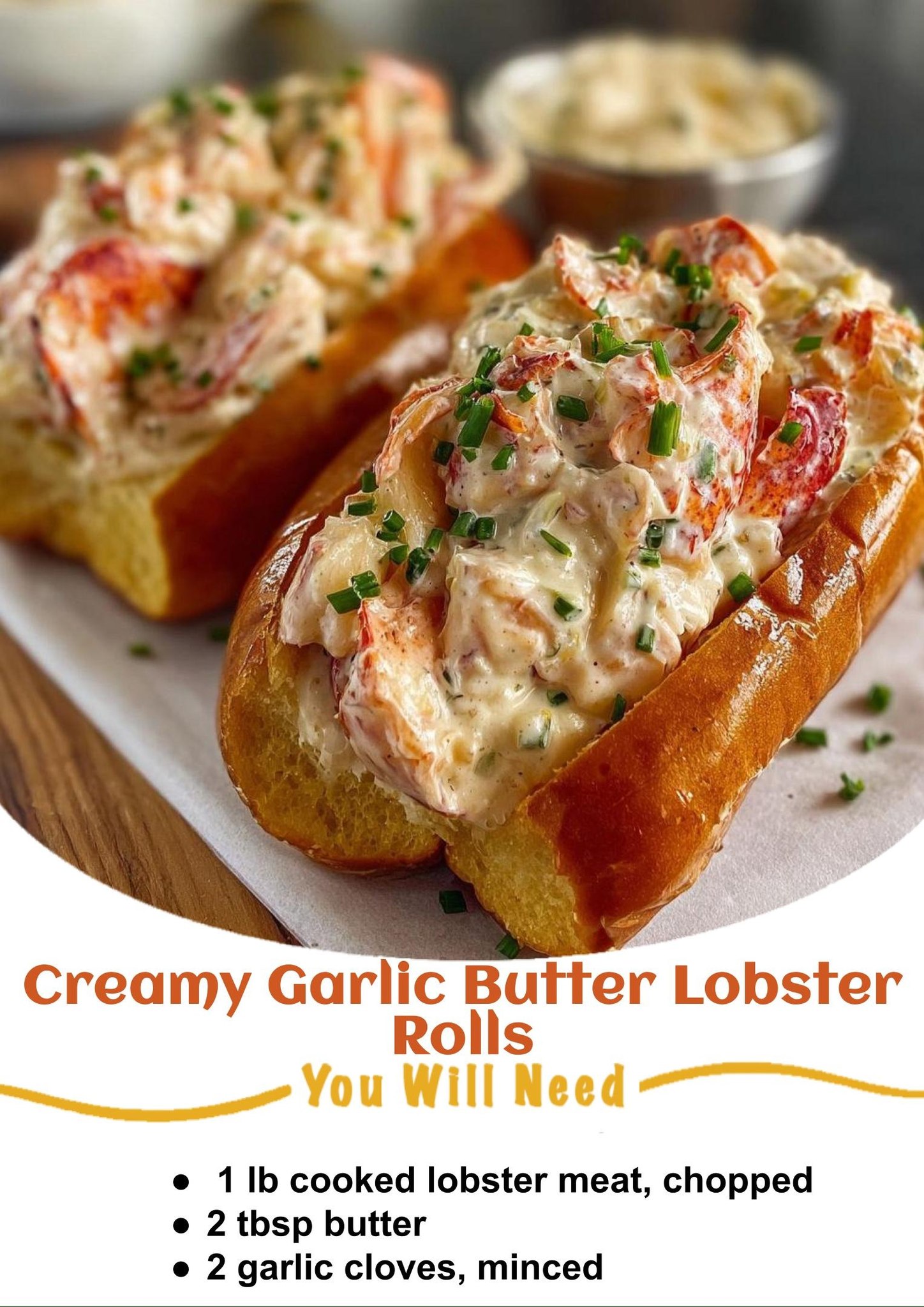 Creamy Garlic Butter Lobster Rolls 589164149_2611586695871330_327608273090444733_n