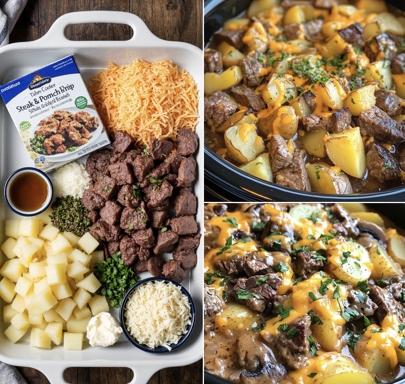 Slow Cooker Steak and Cheddar Potato Casserole 594977203_1611713120196687_4873604346700002258_n