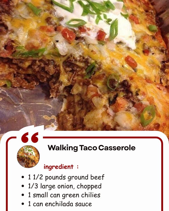 Walking Taco Casserole