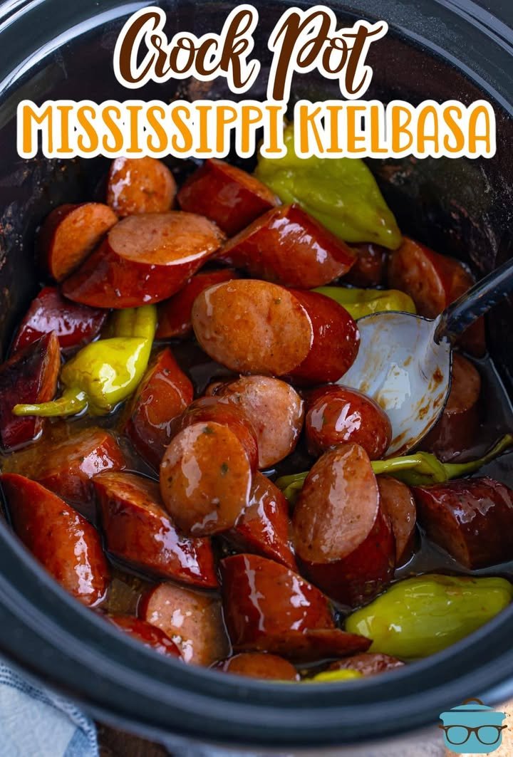 Slow Cooker Mississippi Kielbasa