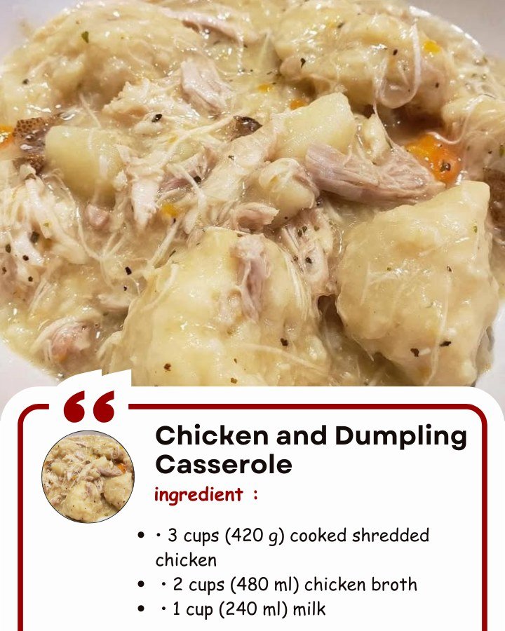 Chicken and Dumpling Casserole