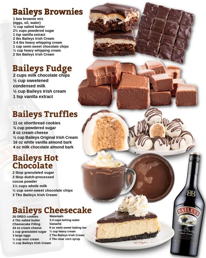 Baileys Inspired Holiday Recipes