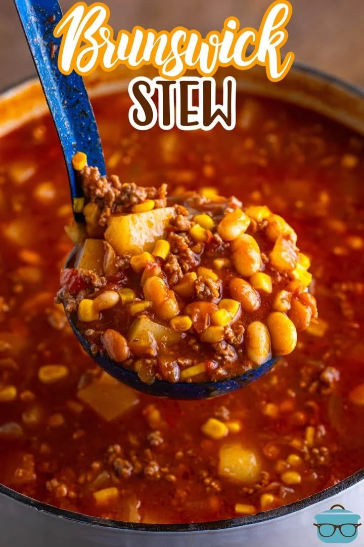 Brunswick Stew Delicious bowl of Brunswick Stew with vegetables and meat