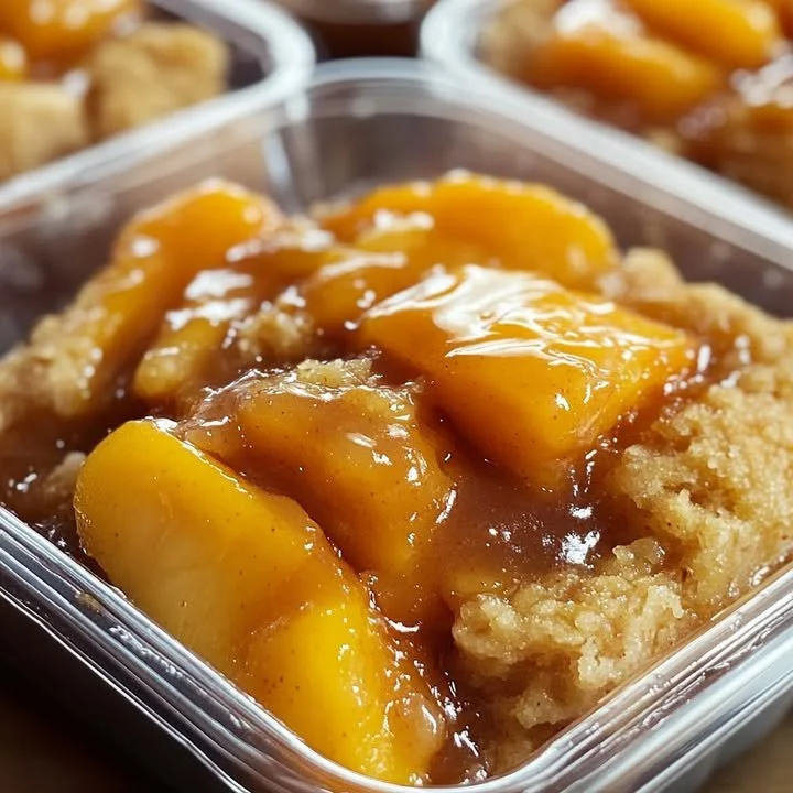 Classic Peach Cobbler Classic peach cobbler with golden crust and fresh peaches