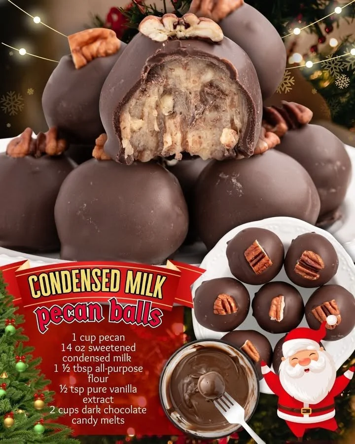 Condensed Milk Pecan Balls Delicious and easy-to-make condensed milk pecan balls