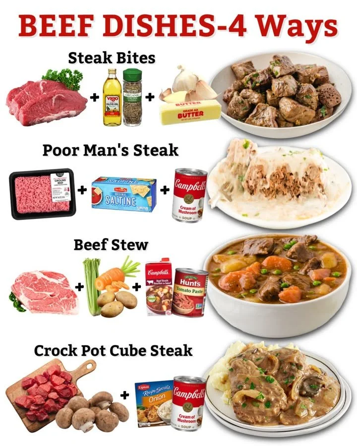 Warm up your fall and holiday dinners with these 4 beef dishes. Delicious beef dishes for fall and holiday dinner celebrations