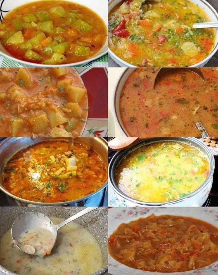 9 Types of Lenten Soup Varietăți de supe de Post pentru zilele de Lenten