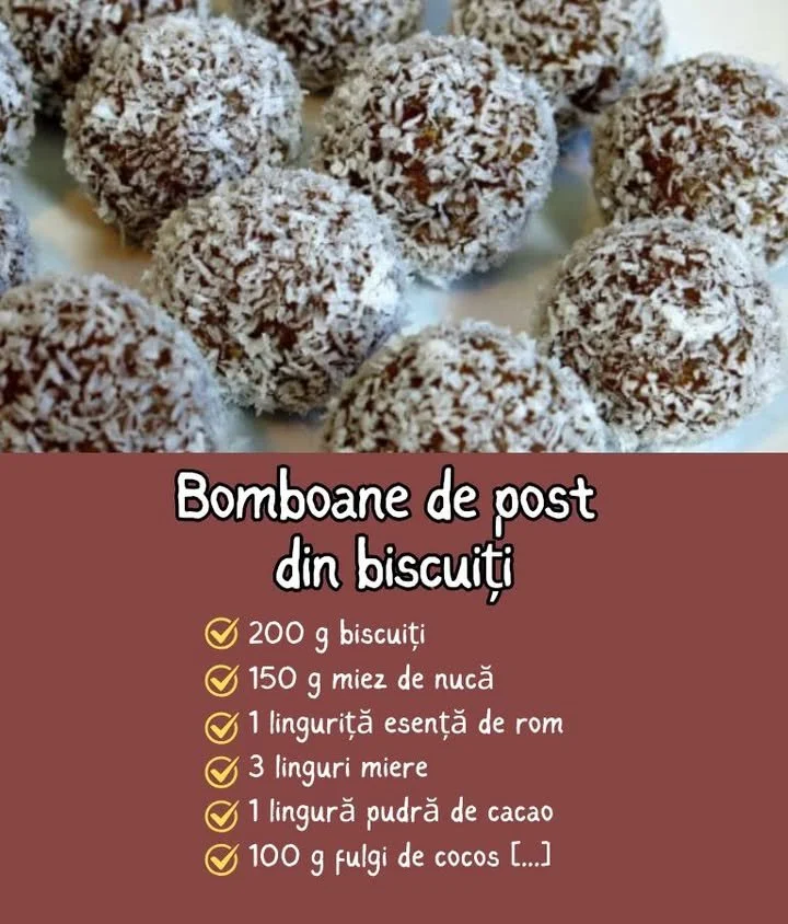 Bomboane de casă de post Bomboane de casă de post, rețete delicioase și sănătoase pentru vegani