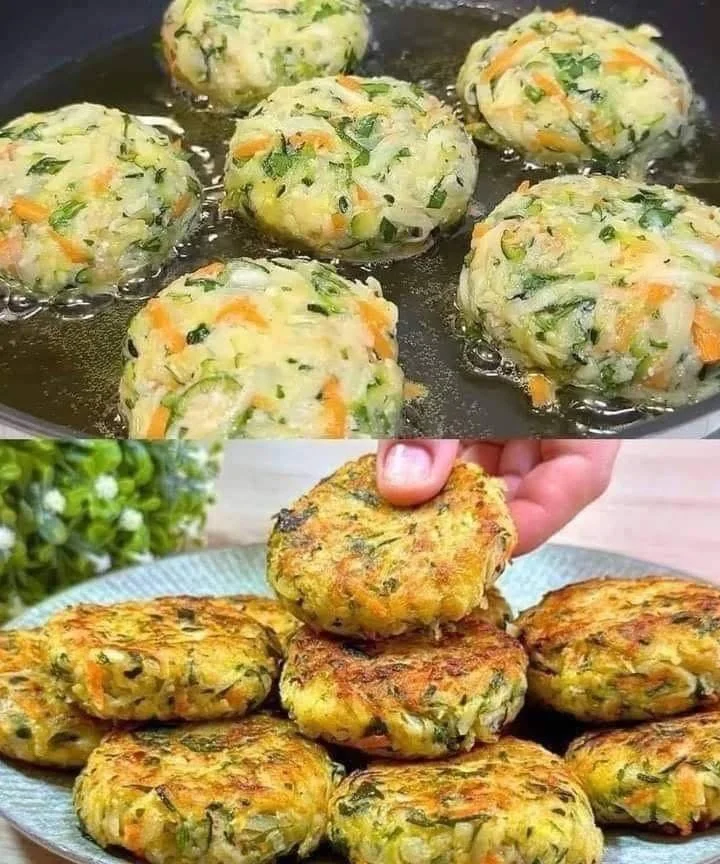 Cartofii cu dovlecei preparați delicios, serviti cu verdeață proaspătă.