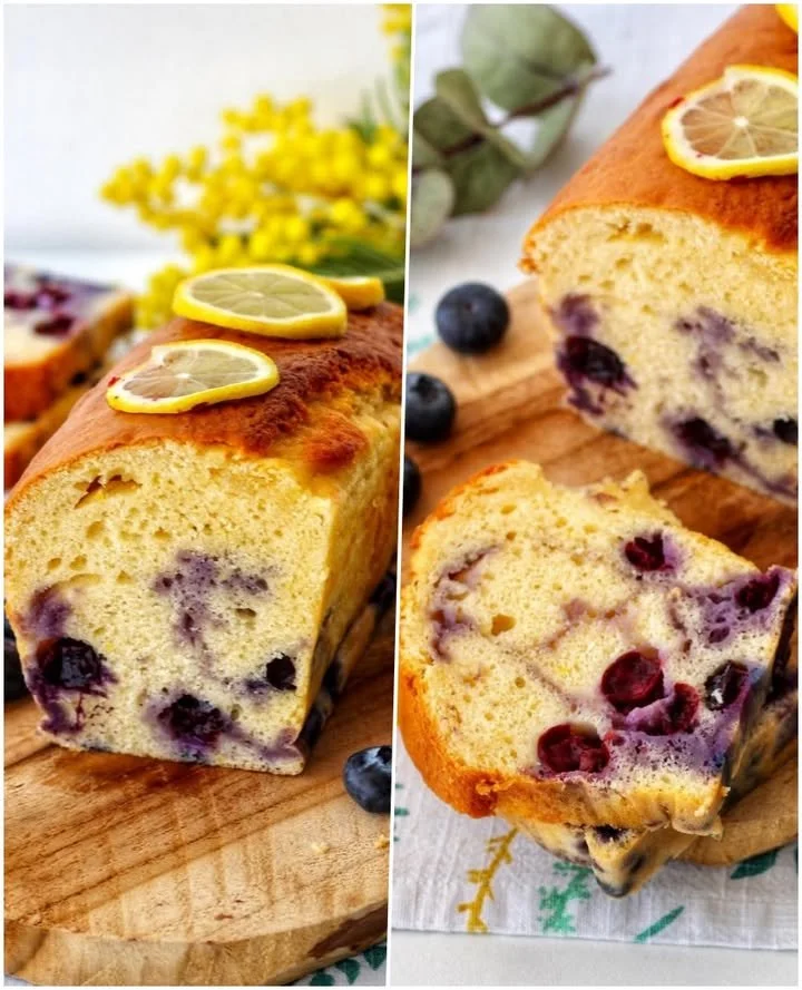 Chec cu afine și lămâie, un desert delicios și aromat