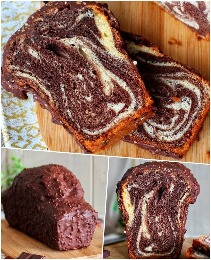 Chec cu glazură crocantă pe platou, delicios și apetisant