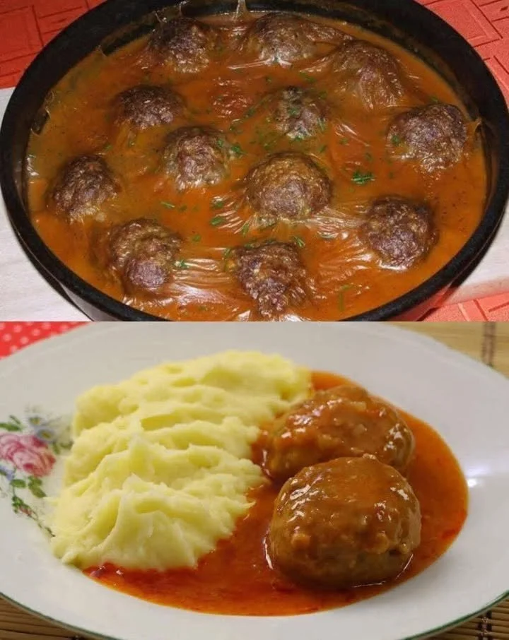 Chiftele în sos de roșii