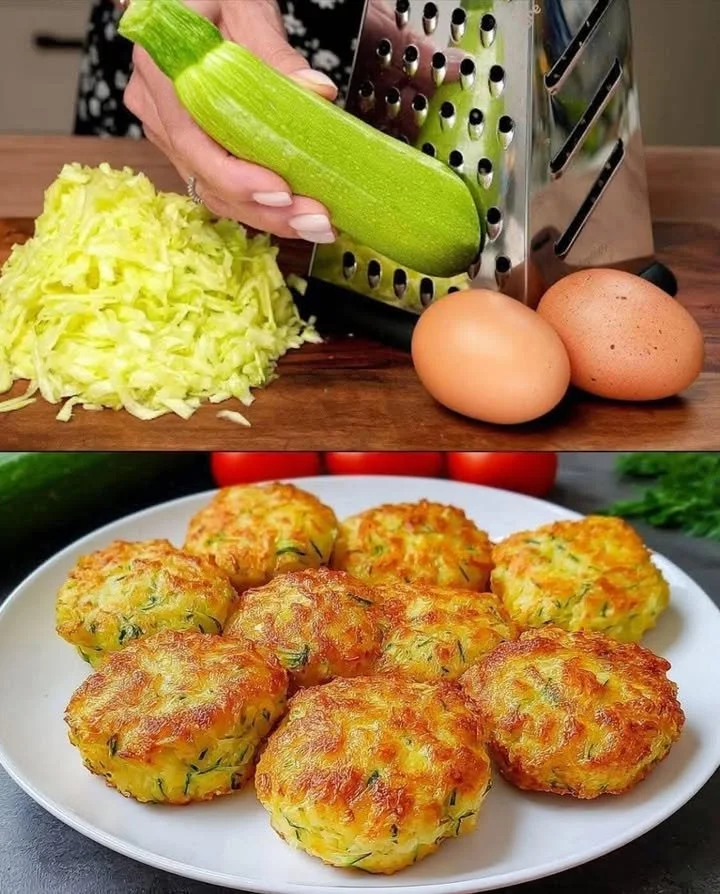Chifteluțe de dovlecei Chifteluțe de dovlecei crocante și apetisante la farfurie