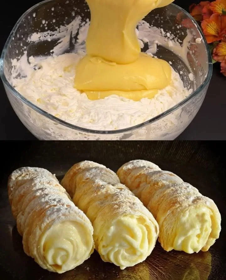 Crema excelentă pentru rulouri Crema excelentă pentru rulouri - desert delicios și rafinat