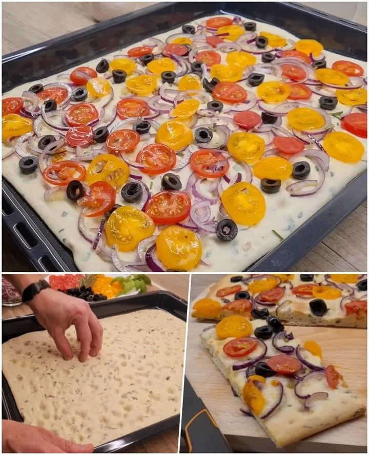 Focaccia aromată și rumenă, o delicatesă perfectă pentru orice ocazie