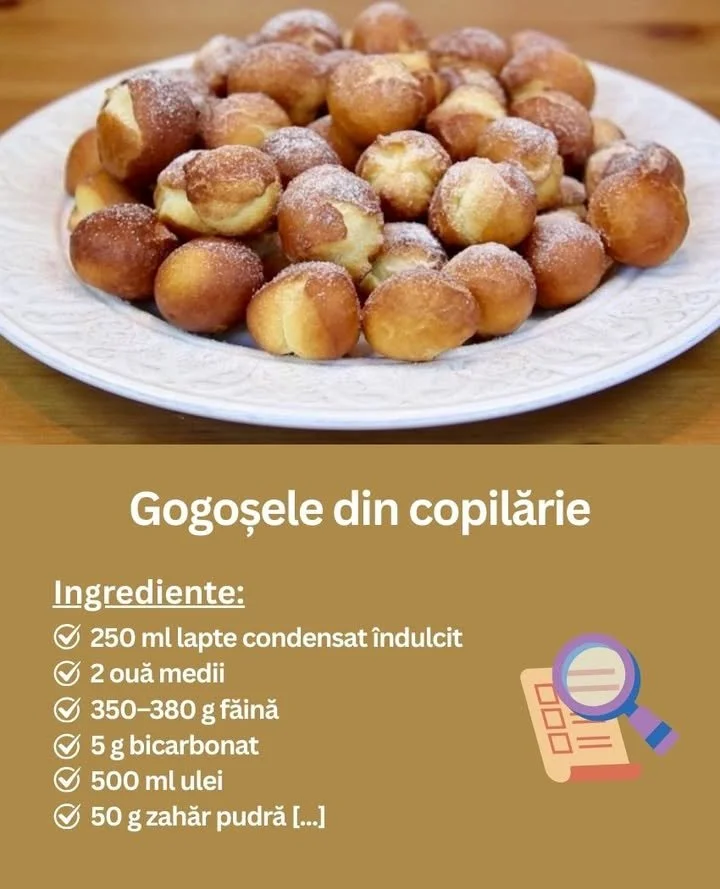 Gogoșele din copilărie moi și rumene