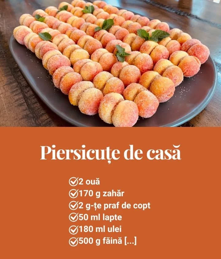 Piersici de casă moi și delicate