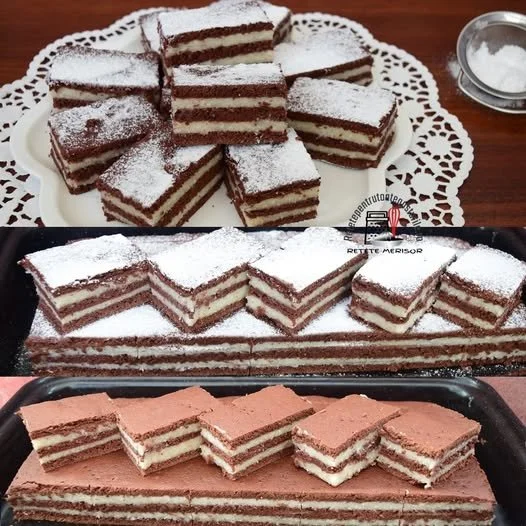 Prăjitură cu gem Prăjitură cu gem proaspăt și aromat, servită pe un platou de desert