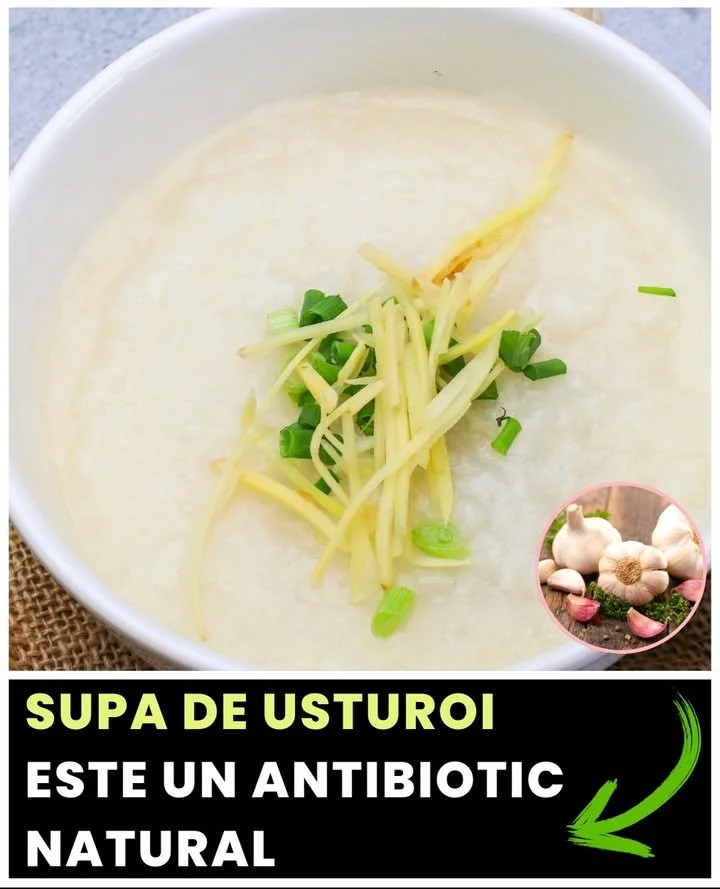 SUPA de USTUROI este un ANTIBIOTIC NATURAL. Mai mult de atât, ajută FICATUL și SCADE Tensiunea Arterială 🎵🎶 Supa de usturoi, un antibiotic natural care sprijină ficatul și reduce tensiunea arterială.