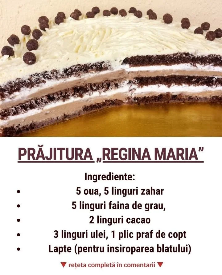 Tort cu cremă de ciocolată și frișcă