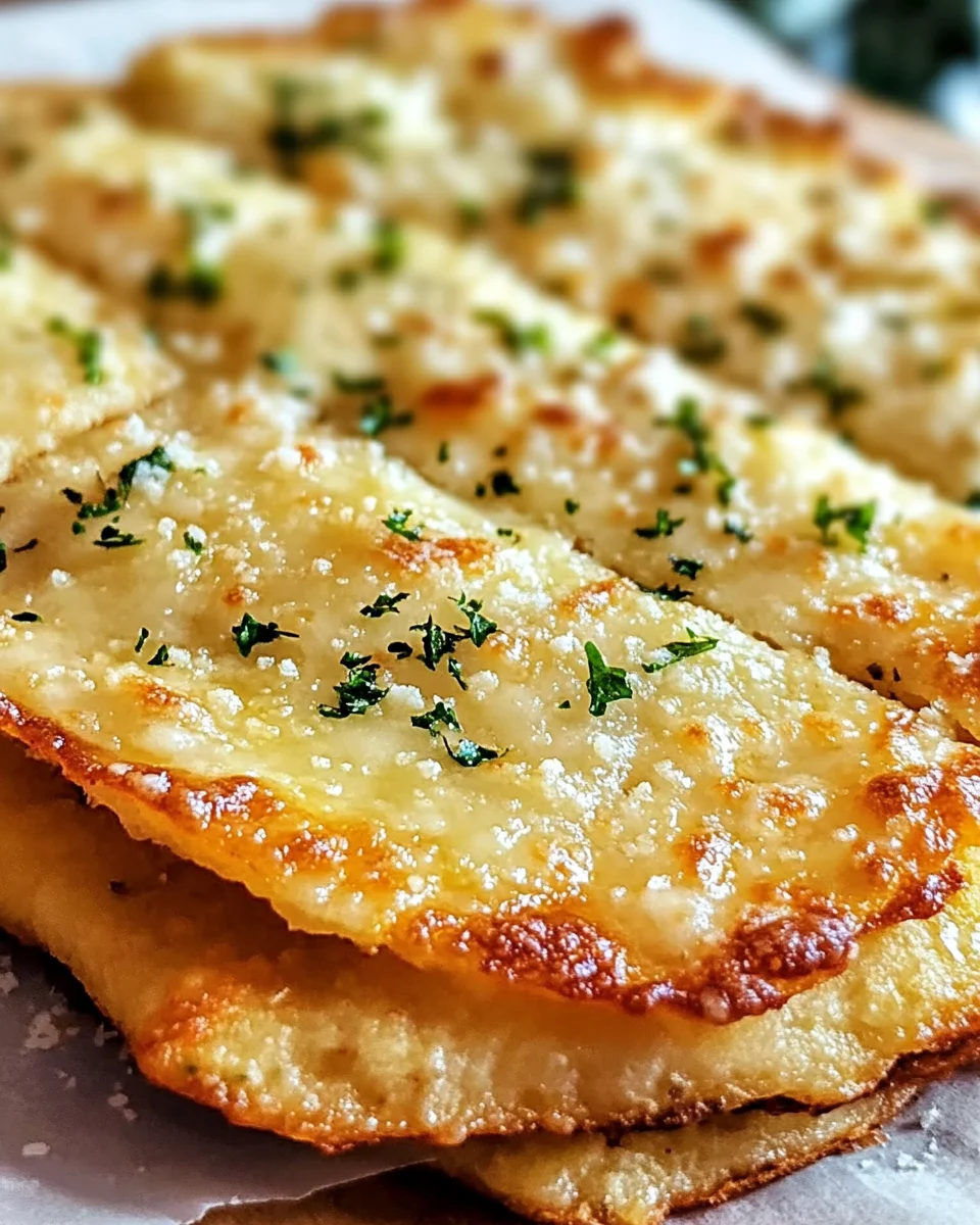 Keto Garlic Flatbread